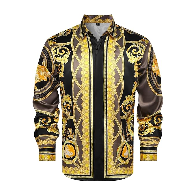 Golden Black Party Shirt